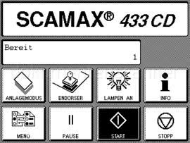 InoTec SCAMAX 433 Tastenbelegung