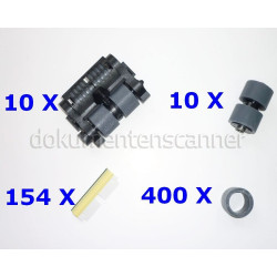 Austauschrollen-Kit XXL für Kodak i600, i700, i1800 Serie