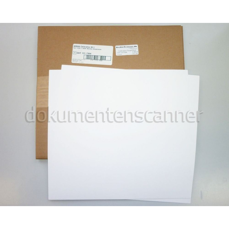 Kalibrierblätter für Kodak i150, i160, i250, i260, i280, i1405, i1420, i1440