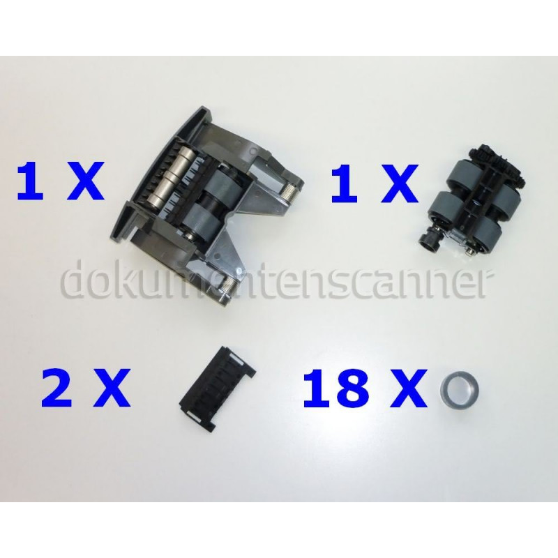 Austauschrollen-Kit klein Kodak i100, i200, i1400 Serie