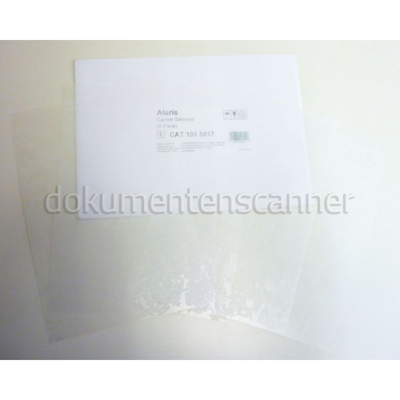 Dokumenthüllen 5er Pack für Kodak Alaris S2040, S2050, S2060w, S2070, S2080w