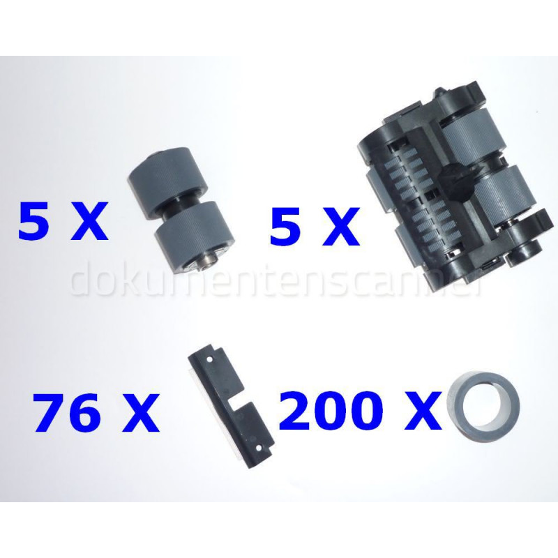 Austauschrollen-Kit XL für Kodak i4000, i5000, S5000 Serie