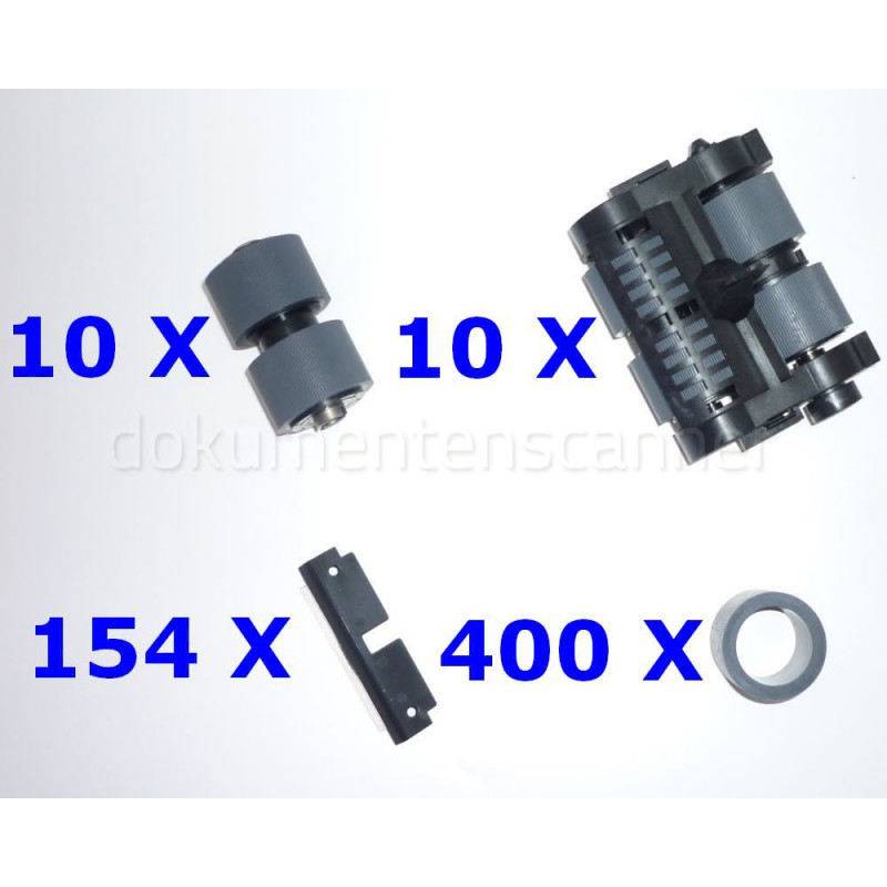 Austauschrollen-Kit XXL für Kodak i4000, i5000, S5000 Serie