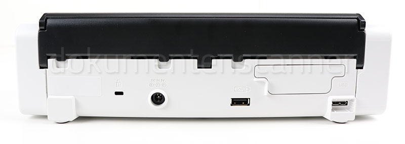 Rückseite des Brother ADS-1700 mit USB Anschlüssen