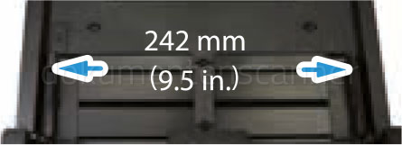 Avision AD370N Scangröße