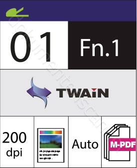 Avision AD6090 LCD-Display