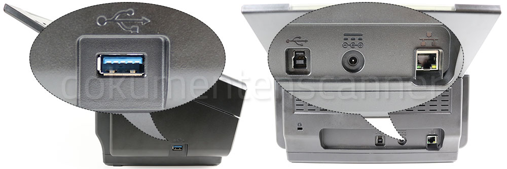 Avision AN360W Anschlüsse