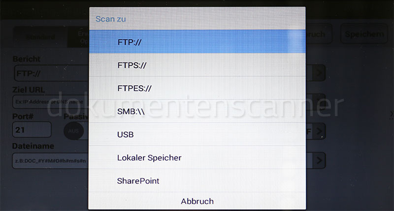 Avision AN360W Scanziele