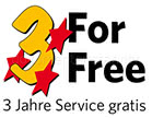 3 Jahre Service gratis