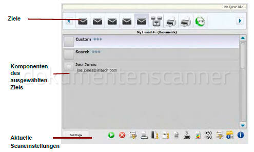 Kodak ScanStation 730EX Plus Scanoptionen