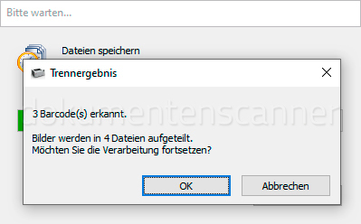 Smarttouch Fenster Trennerergebnis