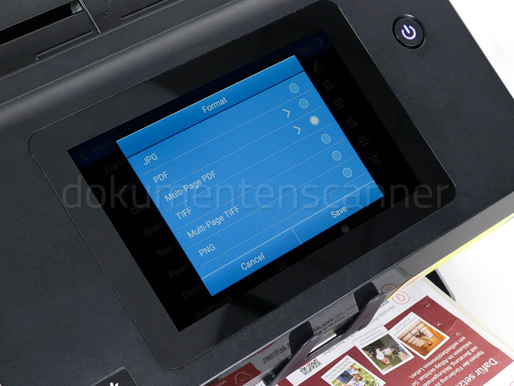 Plustek eScan A450 Pro: Unterstützte Dateiformate