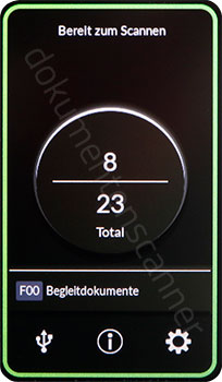 Ricoh fi-8820 Touchdisplay