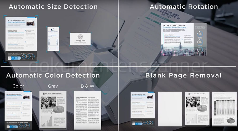 Ricoh ScanSnap iX2500 Bildoptimierung