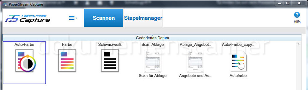 Ricoh PaperStream Profile