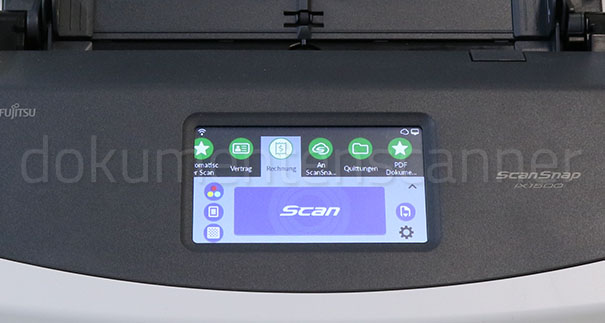Fujitsu SanSnap iX1500 Touchscreen